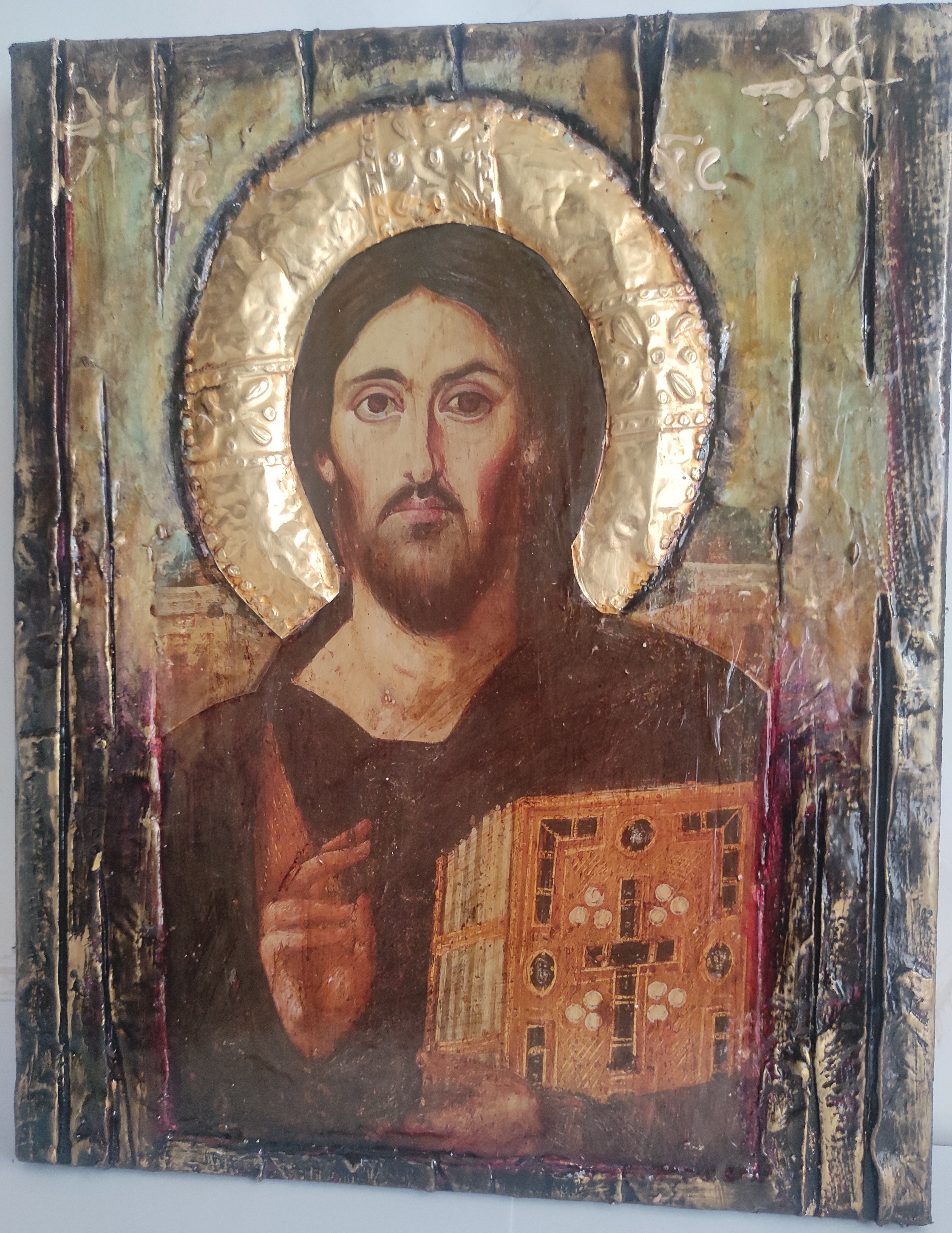 Jesus Christ Pandokrator Blessed of Sina Icon-Orthodox Icon