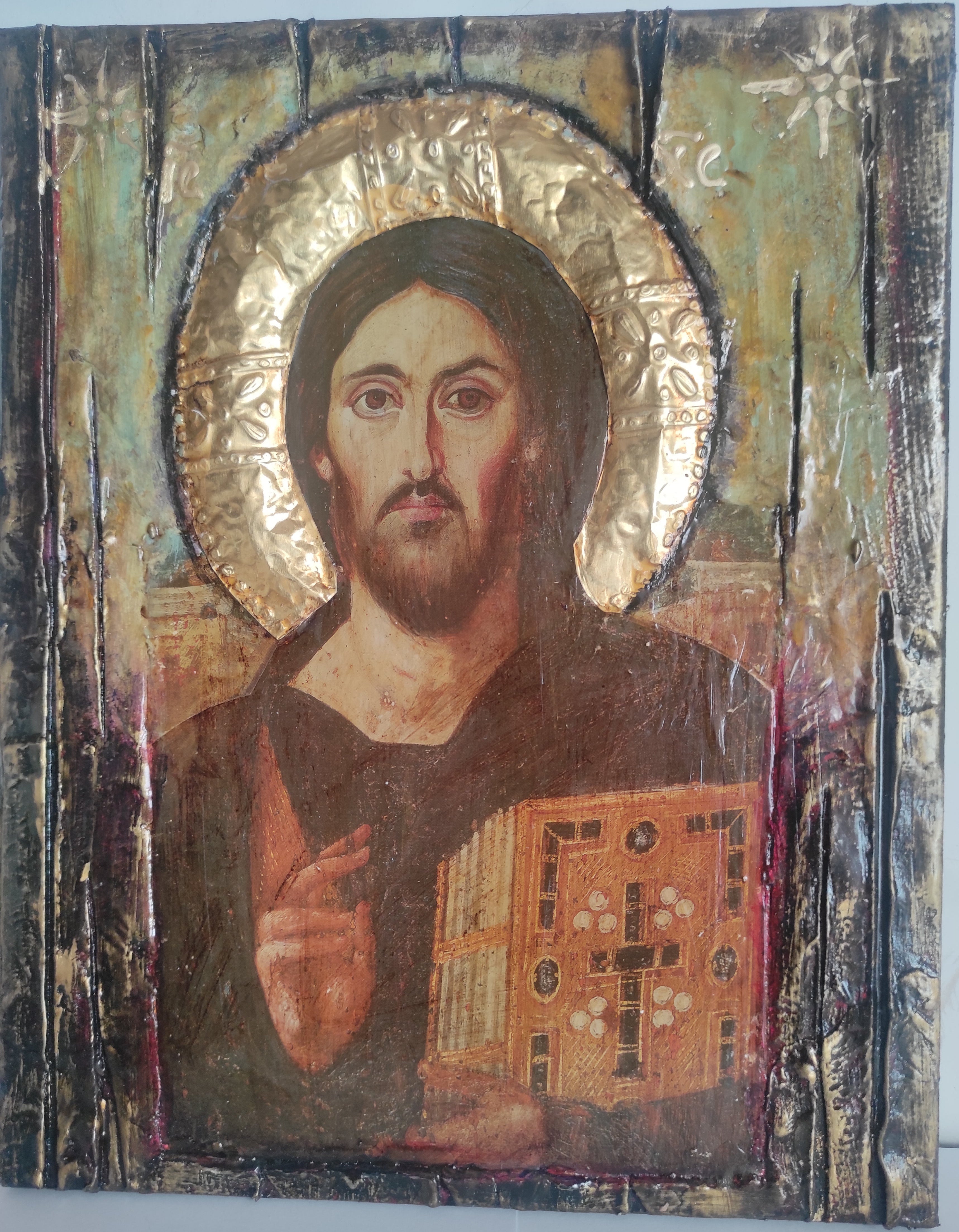 Jesus Christ Pandokrator Blessed of Sina Icon-Orthodox Icon