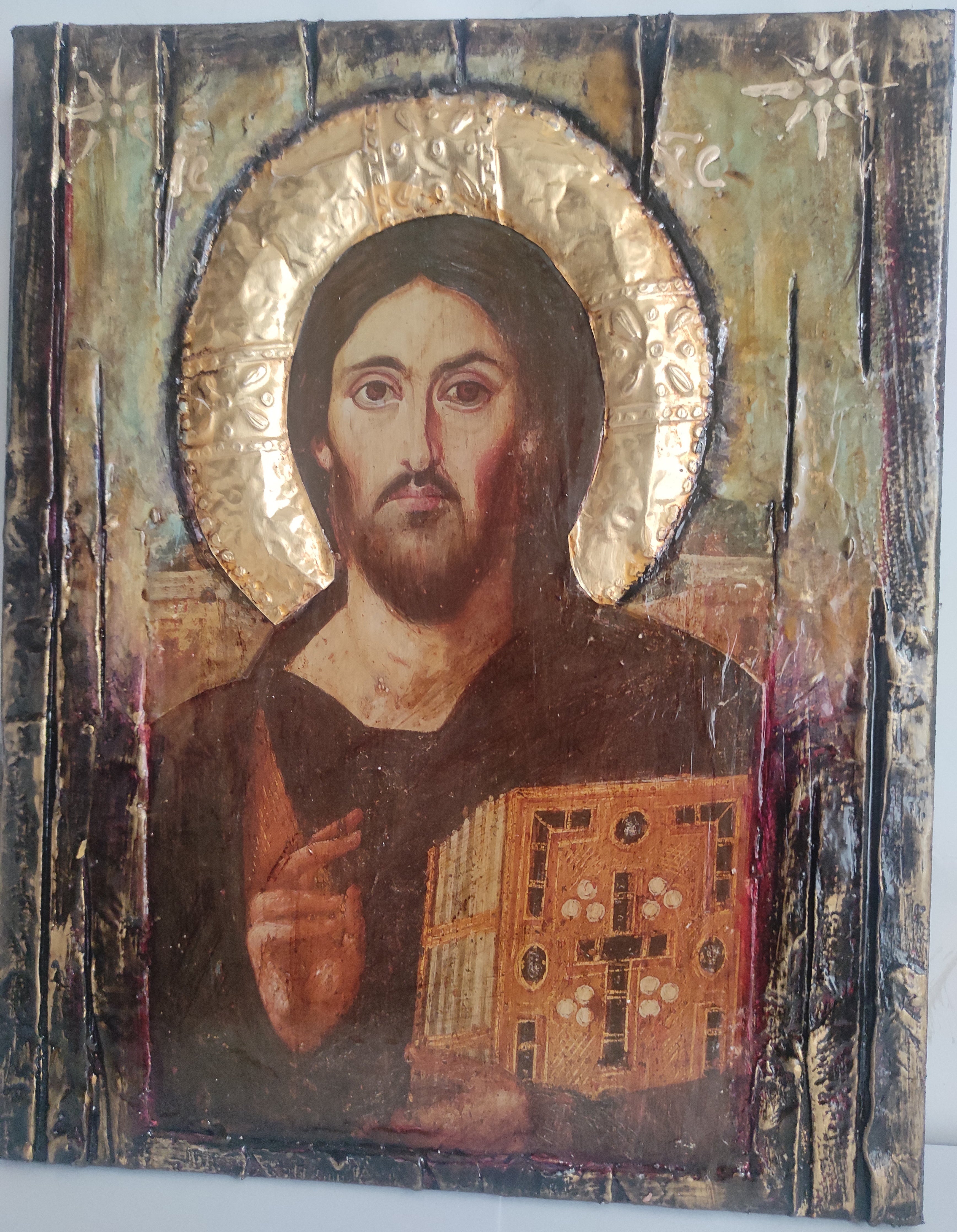 Jesus Christ Pandokrator Blessed of Sina Icon-Orthodox Icon
