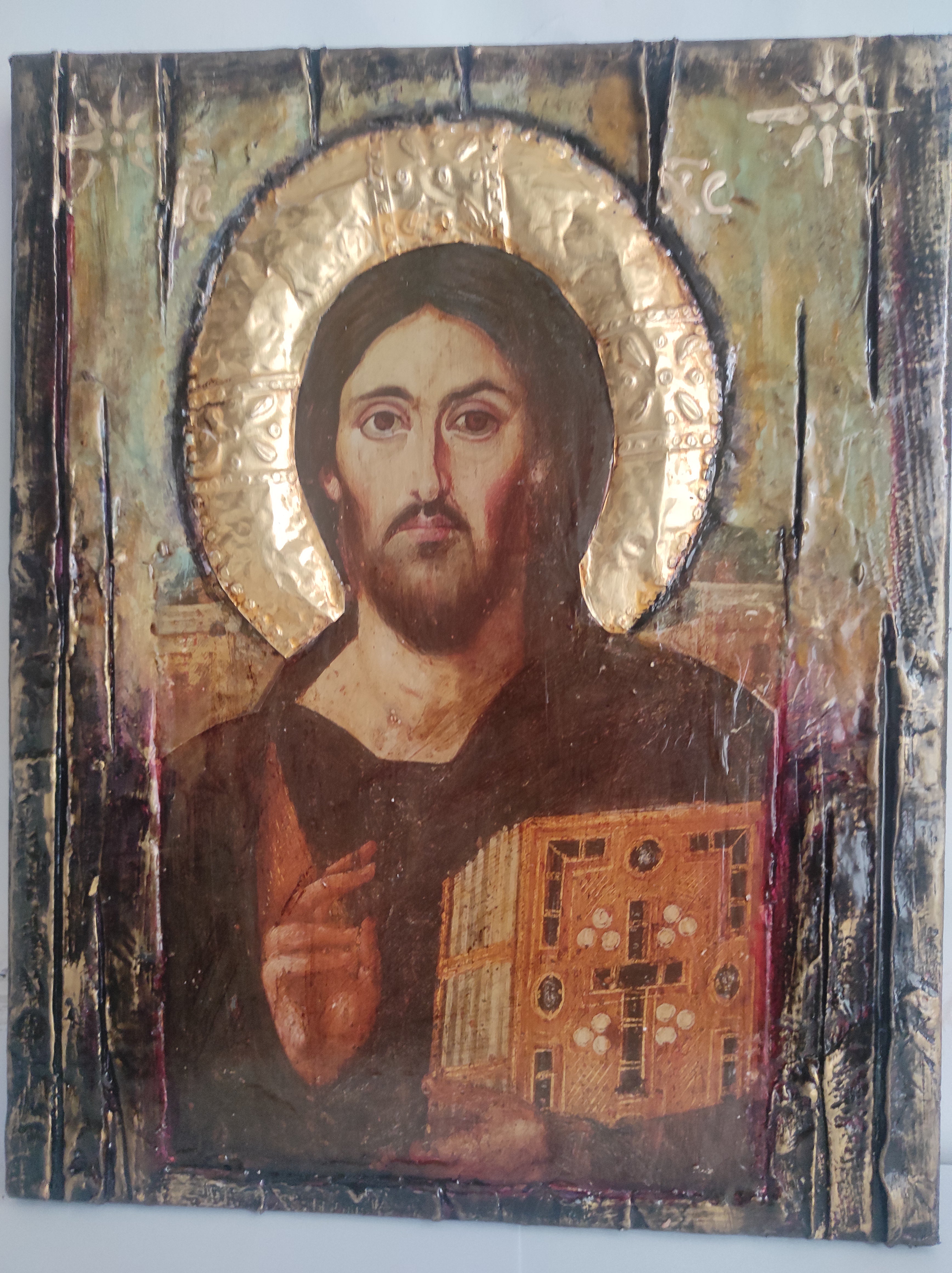 Jesus Christ Pandokrator Blessed of Sina Icon-Orthodox Icon