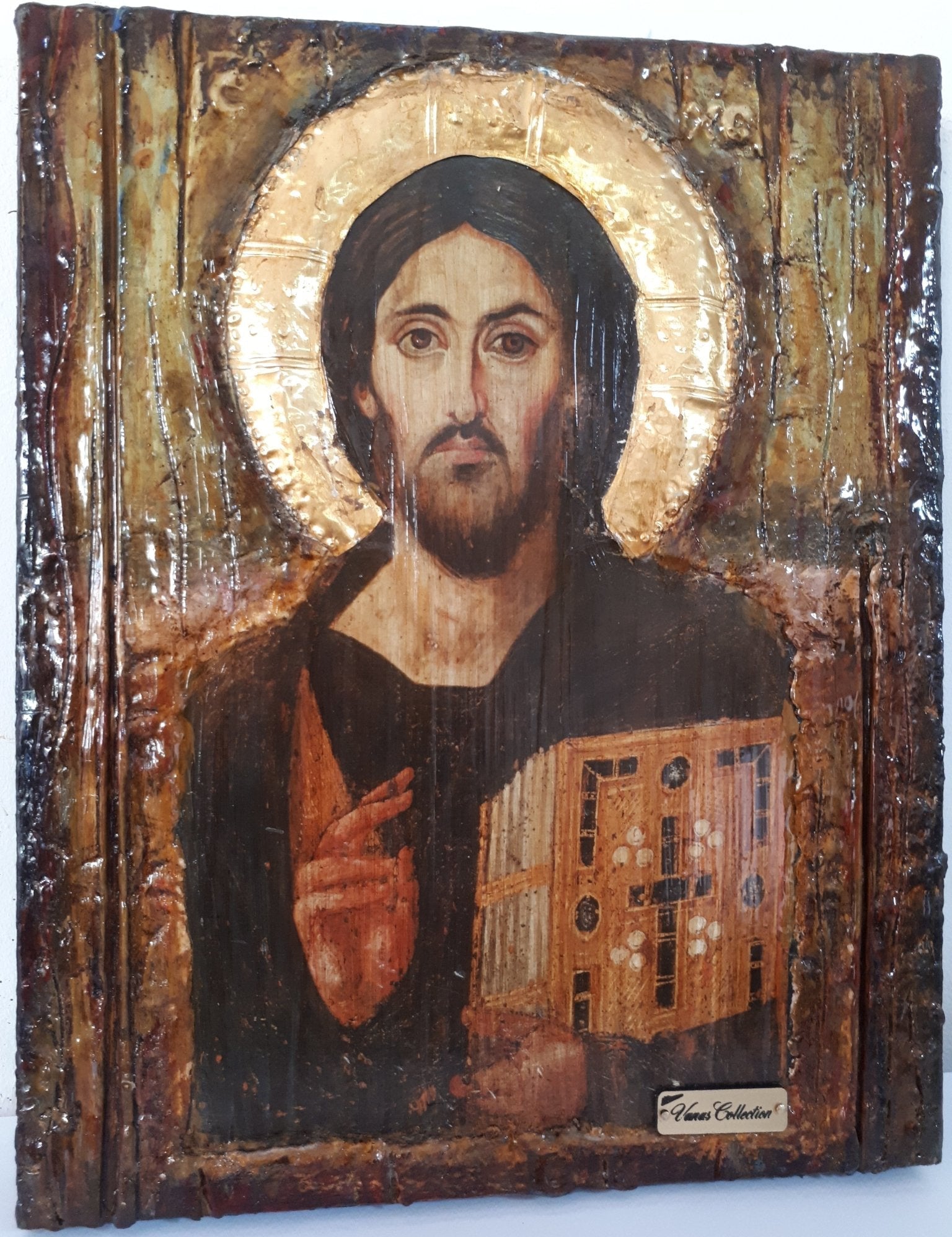Jesus Christ Pantocrator Blessed of Sina-Orthodox Icons - Vanas Collection