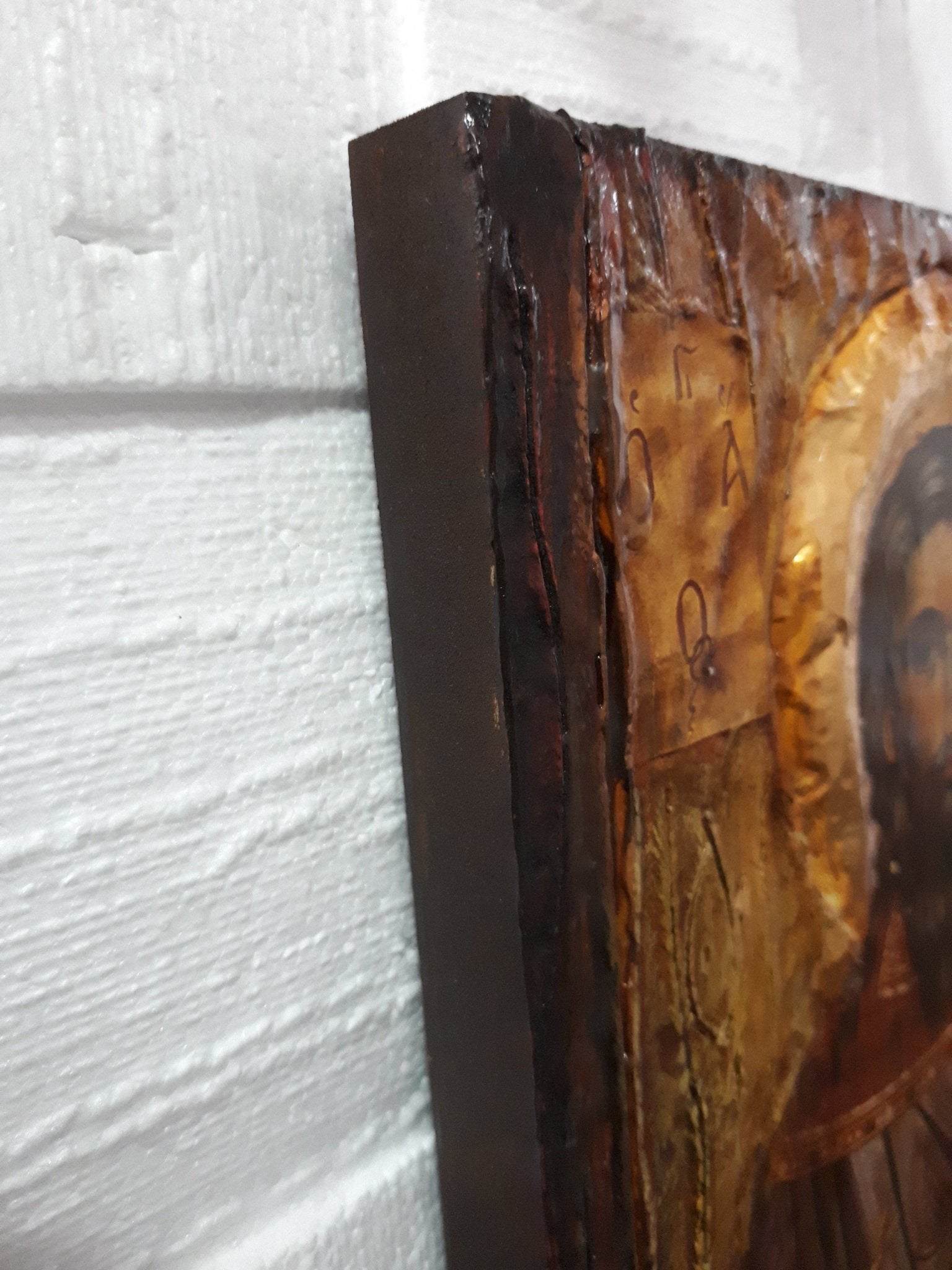Saint St. Raphael Rafael-Christianity Orthodox Byzantine Greek Antique Icons - Vanas Collection