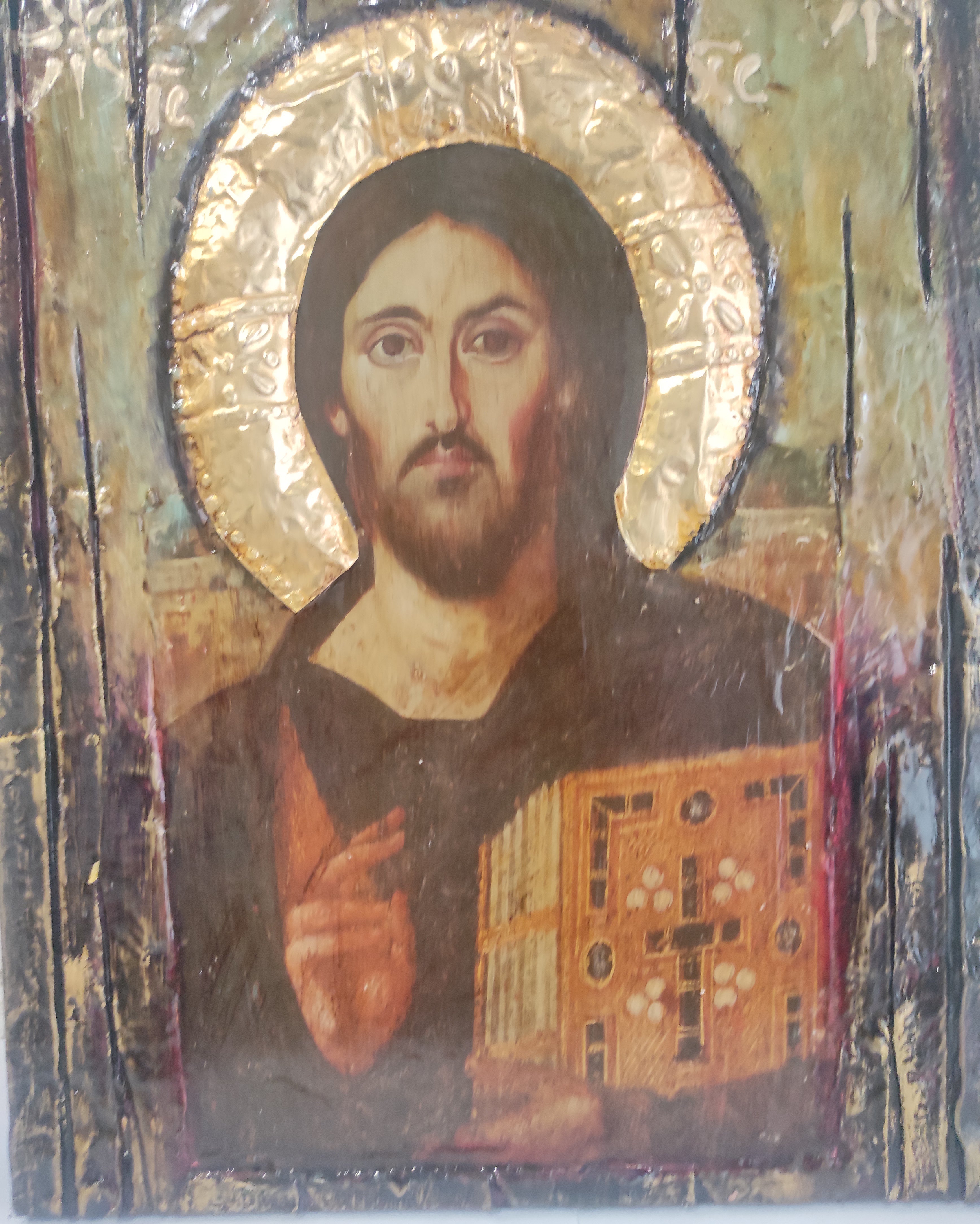 Jesus Christ Pandokrator Blessed of Sina Icon-Orthodox Icon