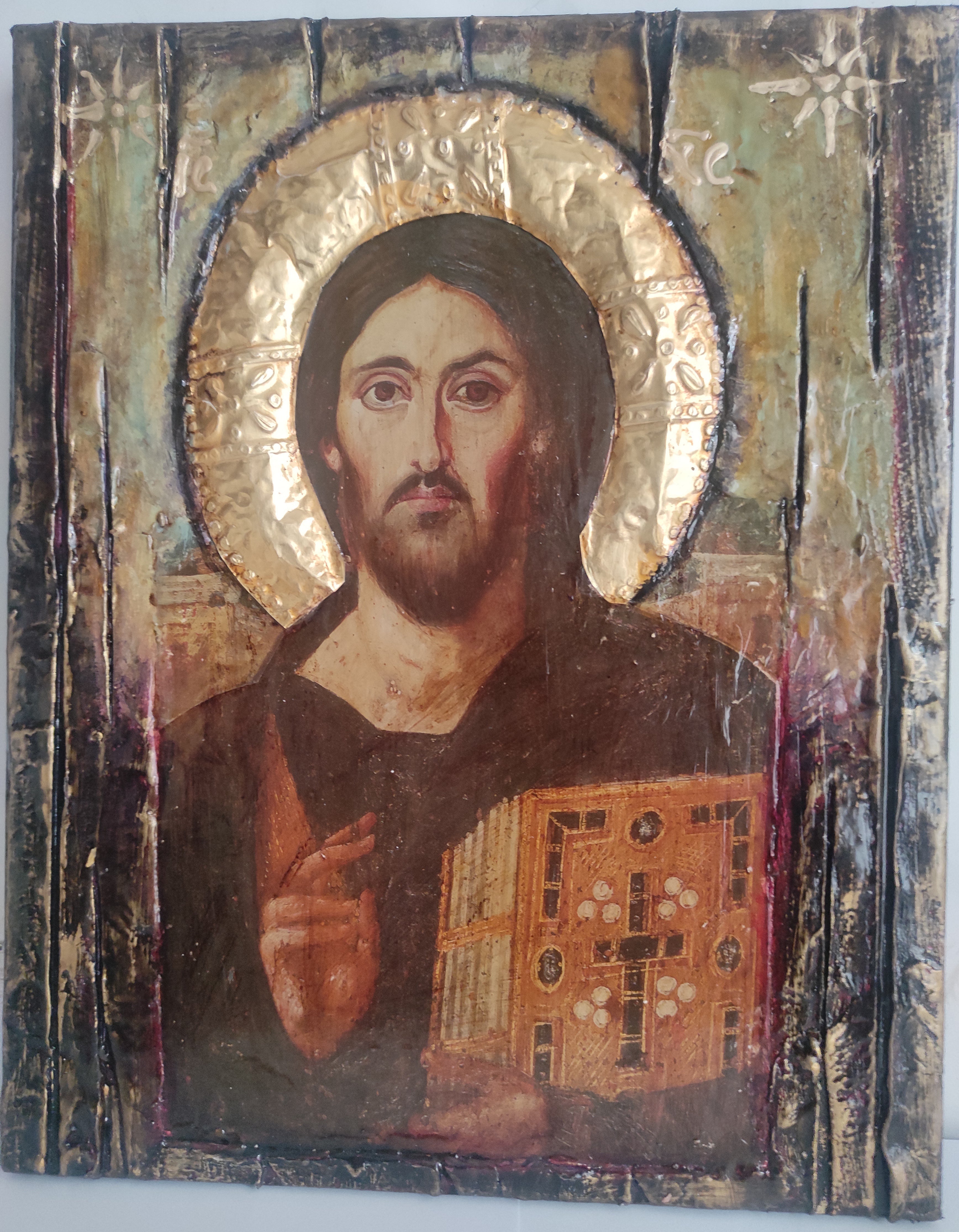 Jesus Christ Pandokrator Blessed of Sina Icon-Orthodox Icon