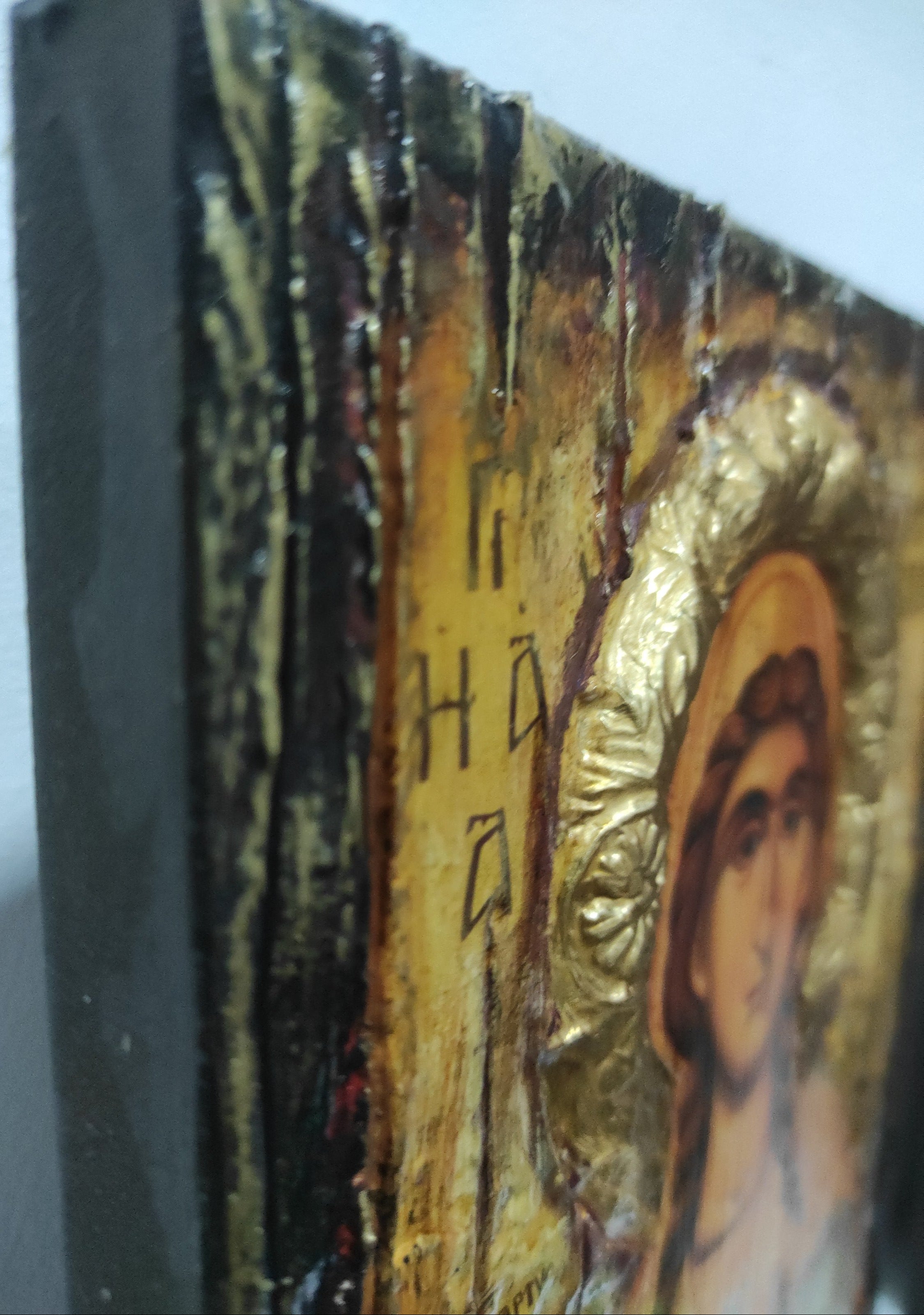 Saint Thecla Thekla Icon-Unique Handmade Orthodox Christian Byzantine Greek Made Icons