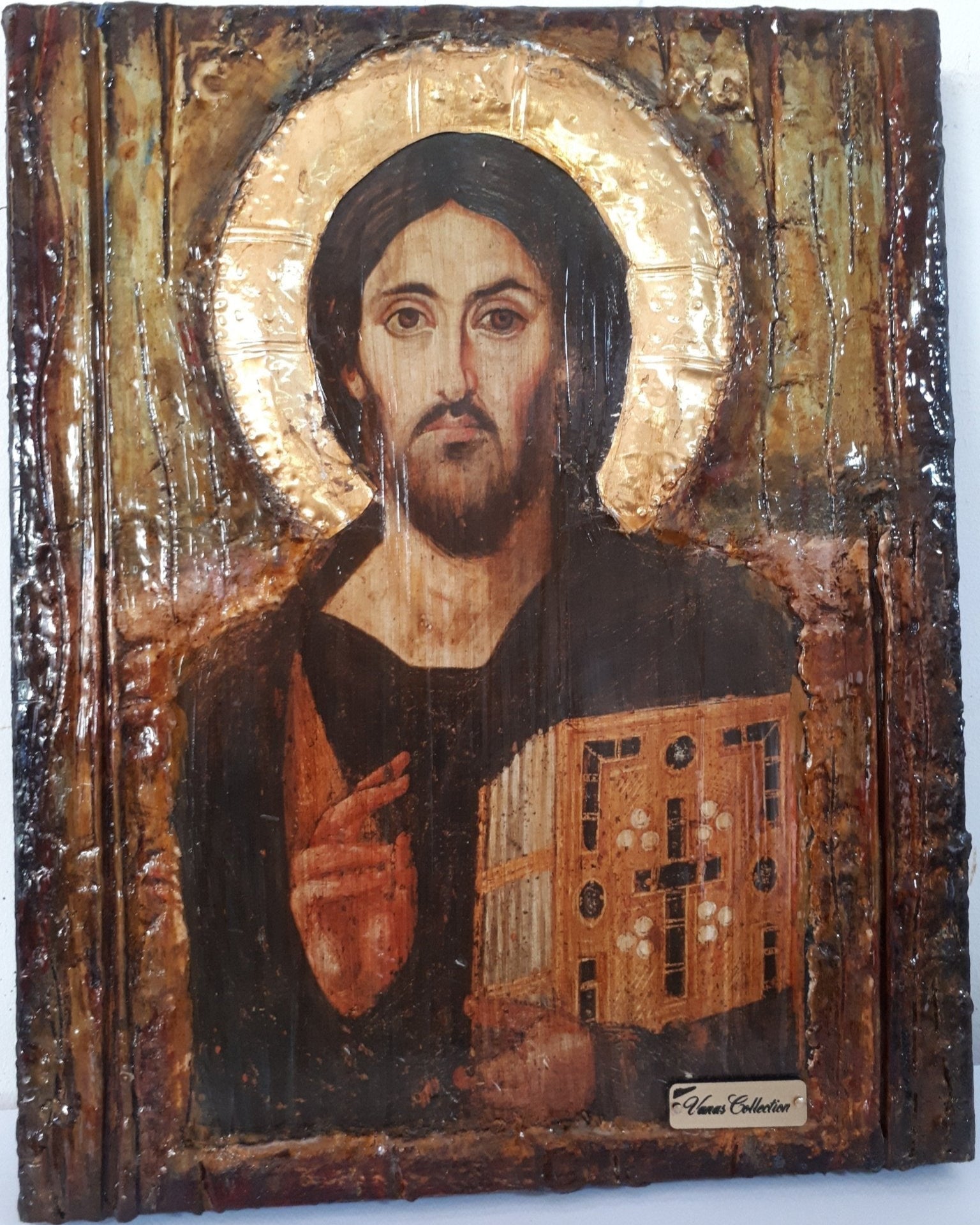 Jesus Christ Pantocrator Blessed of Sina-Orthodox Icons - Vanas Collection