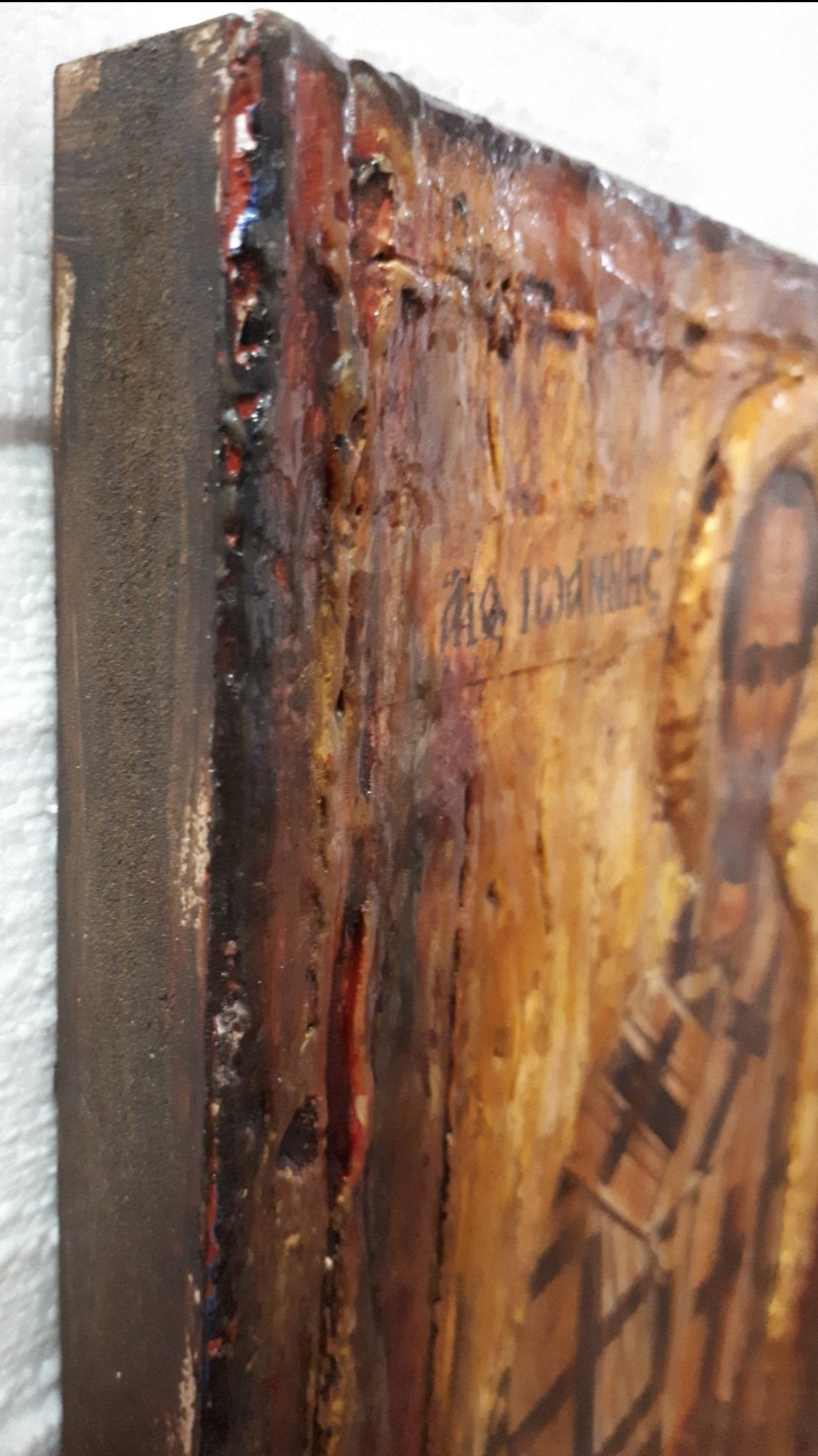 Saint St. John Chrysostom - Greek Russian Orthodox Byzantine Antique Style Icons - Vanas Collection