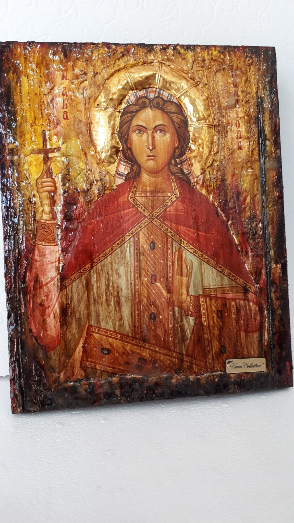 Saint St. Kalliopi - Kalliope the Martyr Icon - Greek Russian Orthodox Rare Icon - Vanas Collection